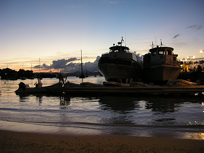 Dusk at Cruz Bay, St. John